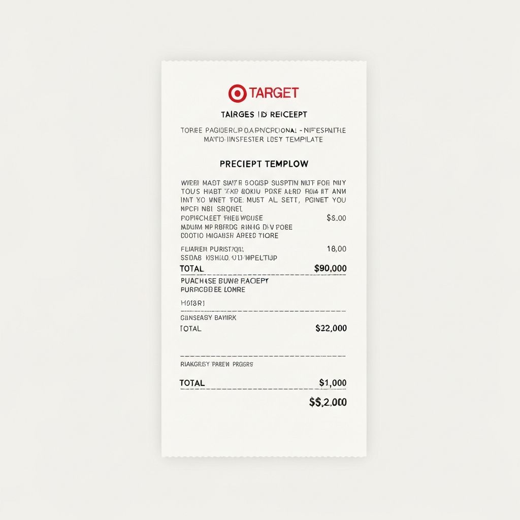 Target Receipt